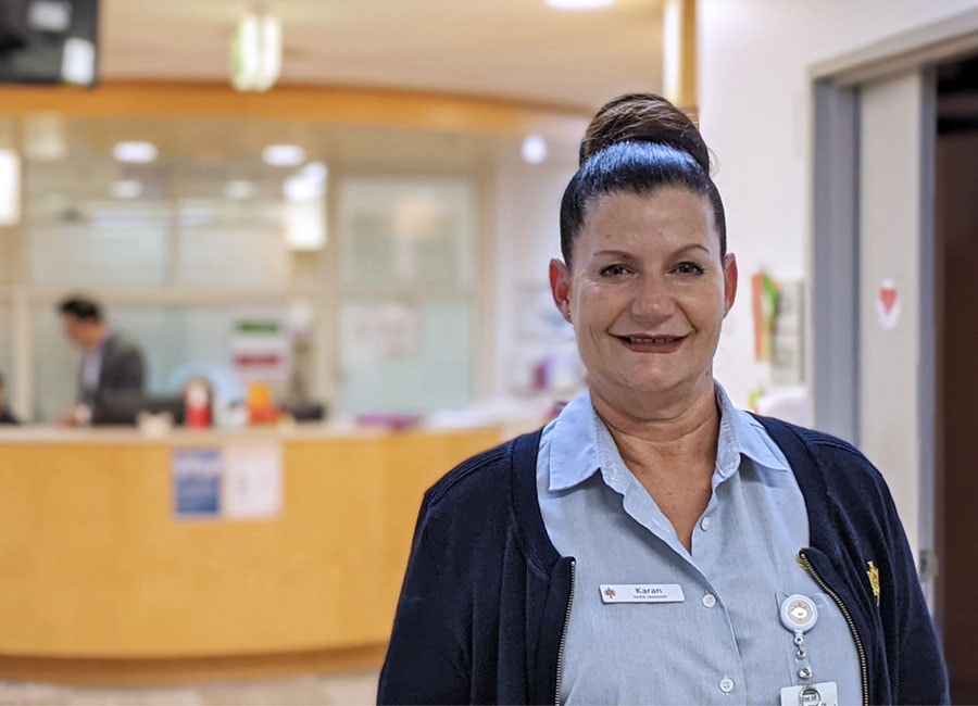 Karan Lane, Nurse Unit Manager at St John of God Health Care